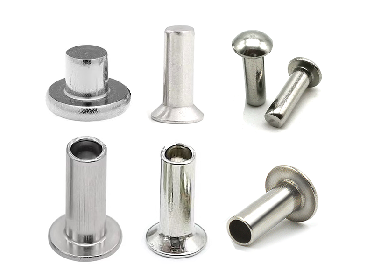 Różne materiały nitów