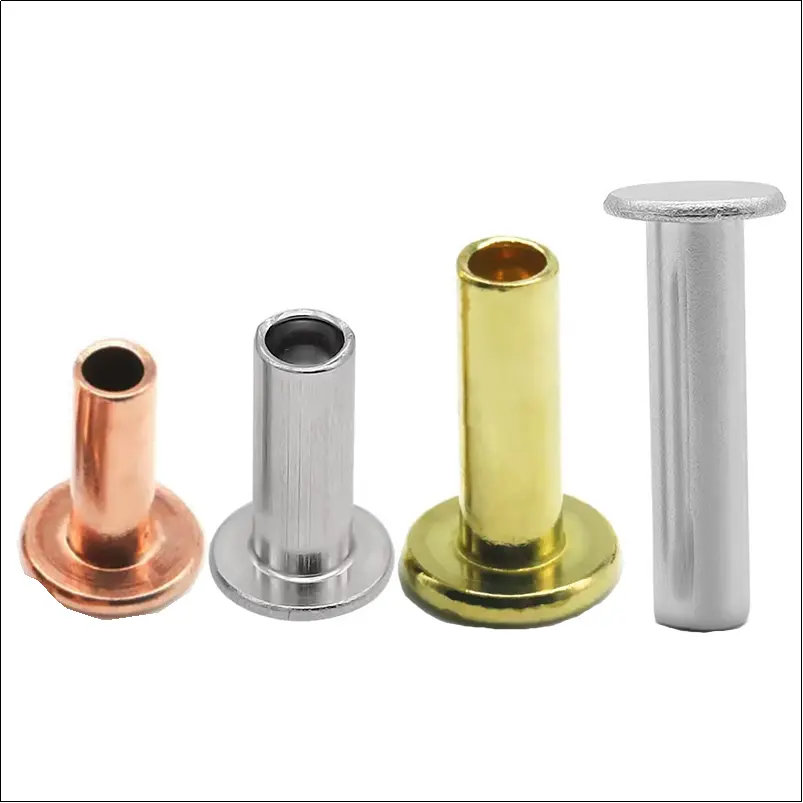 Nity z łbem płaskim: czyste łączniki