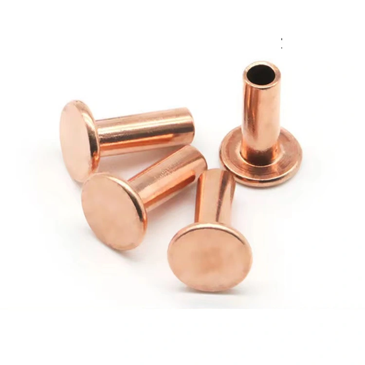 Nity półdrążone z miedzi