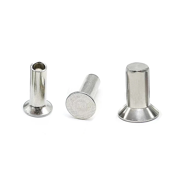 Nity półpuste z łbem stożkowym