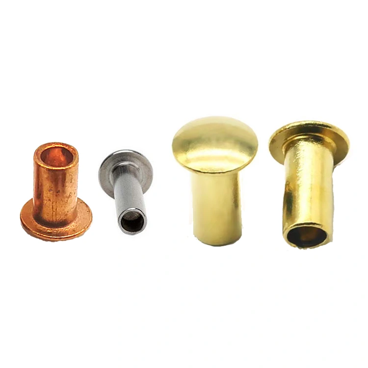 Nity półdrążone z łbem płaskim