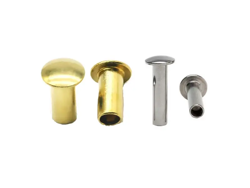 Nity półdrążone z łbem okrągłym